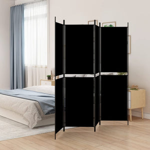 vidaXL 5-Panel Room Divider Anthracite 98.4"x70.9" Fabric-20