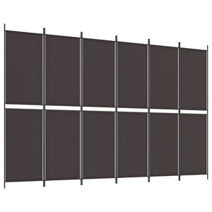 vidaXL 5-Panel Room Divider Anthracite 98.4"x70.9" Fabric-28