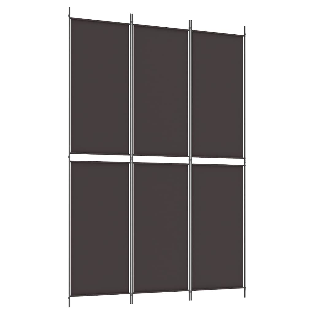 vidaXL 5-Panel Room Divider Anthracite 98.4"x70.9" Fabric-50