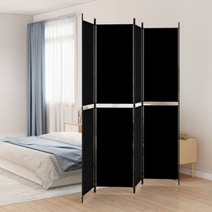 vidaXL 5-Panel Room Divider Anthracite 98.4"x70.9" Fabric-9