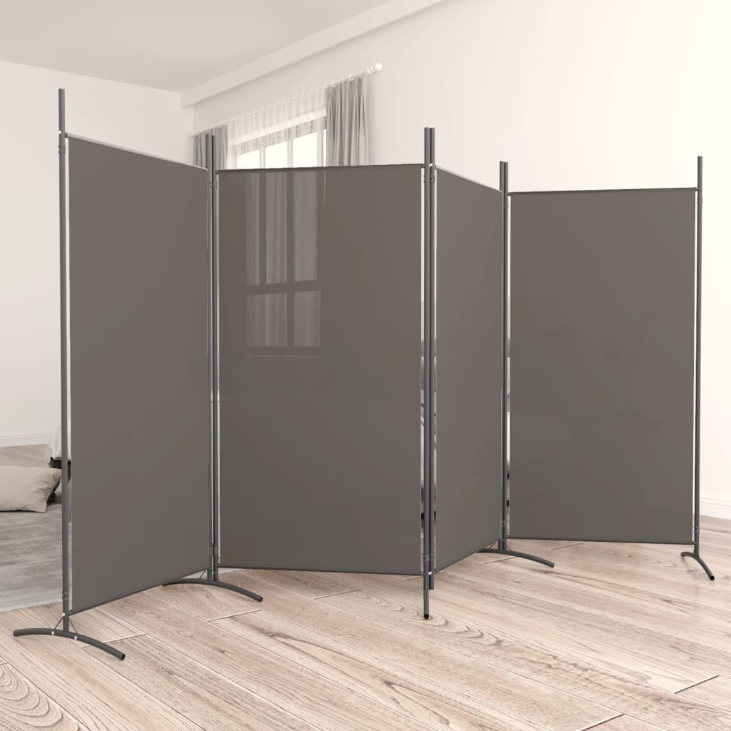 vidaXL Room Divider Panel Privacy Screen Partition Separation Office Fabric-40