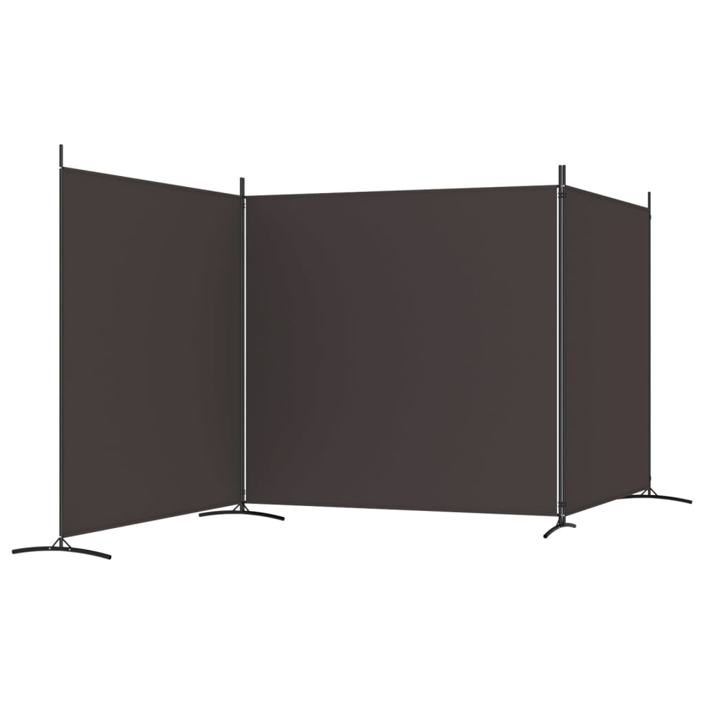 vidaXL Room Divider Folding Wall Partition Privacy Screen for Office Fabric-10