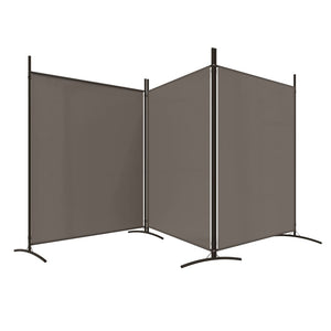 vidaXL Room Divider Folding Wall Partition Privacy Screen for Office Fabric-55