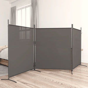 vidaXL Room Divider Folding Wall Partition Privacy Screen for Office Fabric-13