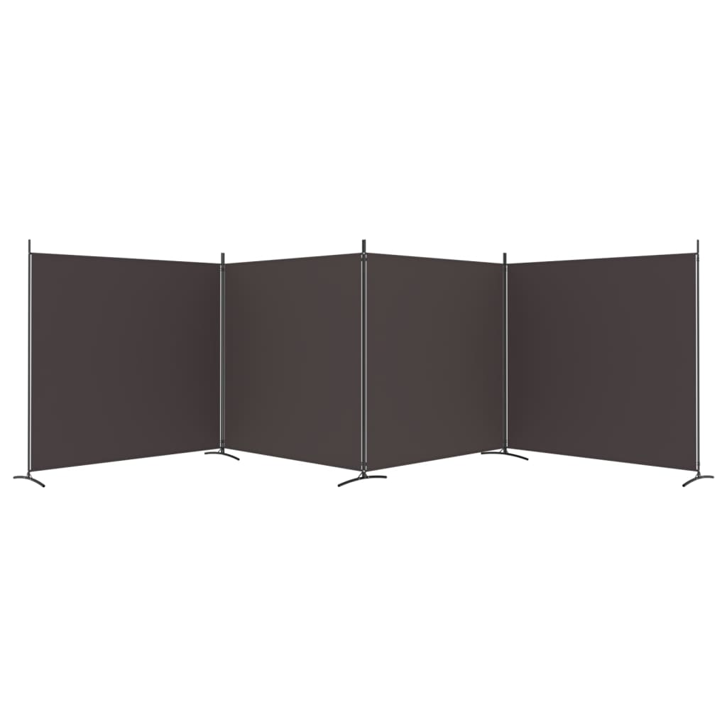 vidaXL Room Divider Folding Wall Partition Privacy Screen for Office Fabric-53