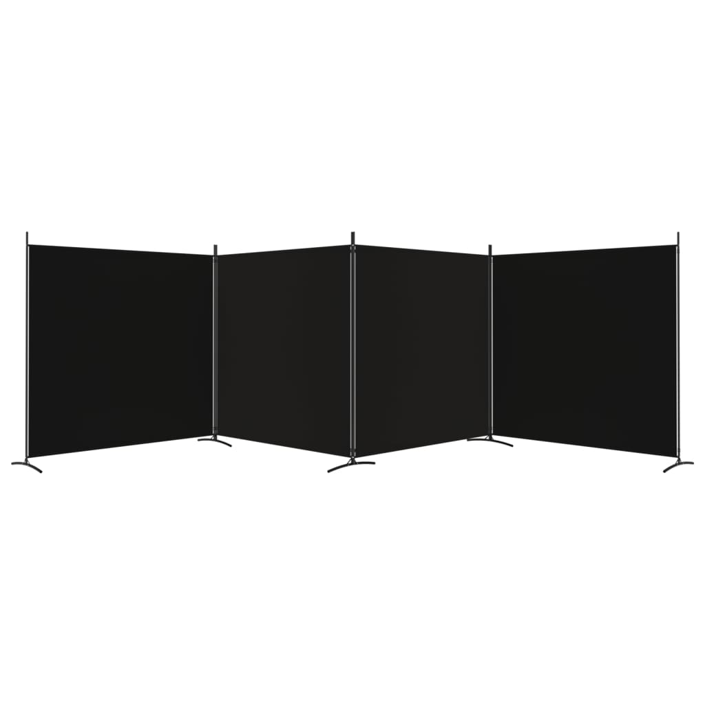 vidaXL Room Divider Folding Wall Partition Privacy Screen for Office Fabric-0