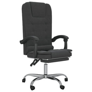 vidaXL Massage Chair 360 Degree Swivel Reclining Desk Office Chair Velvet-1
