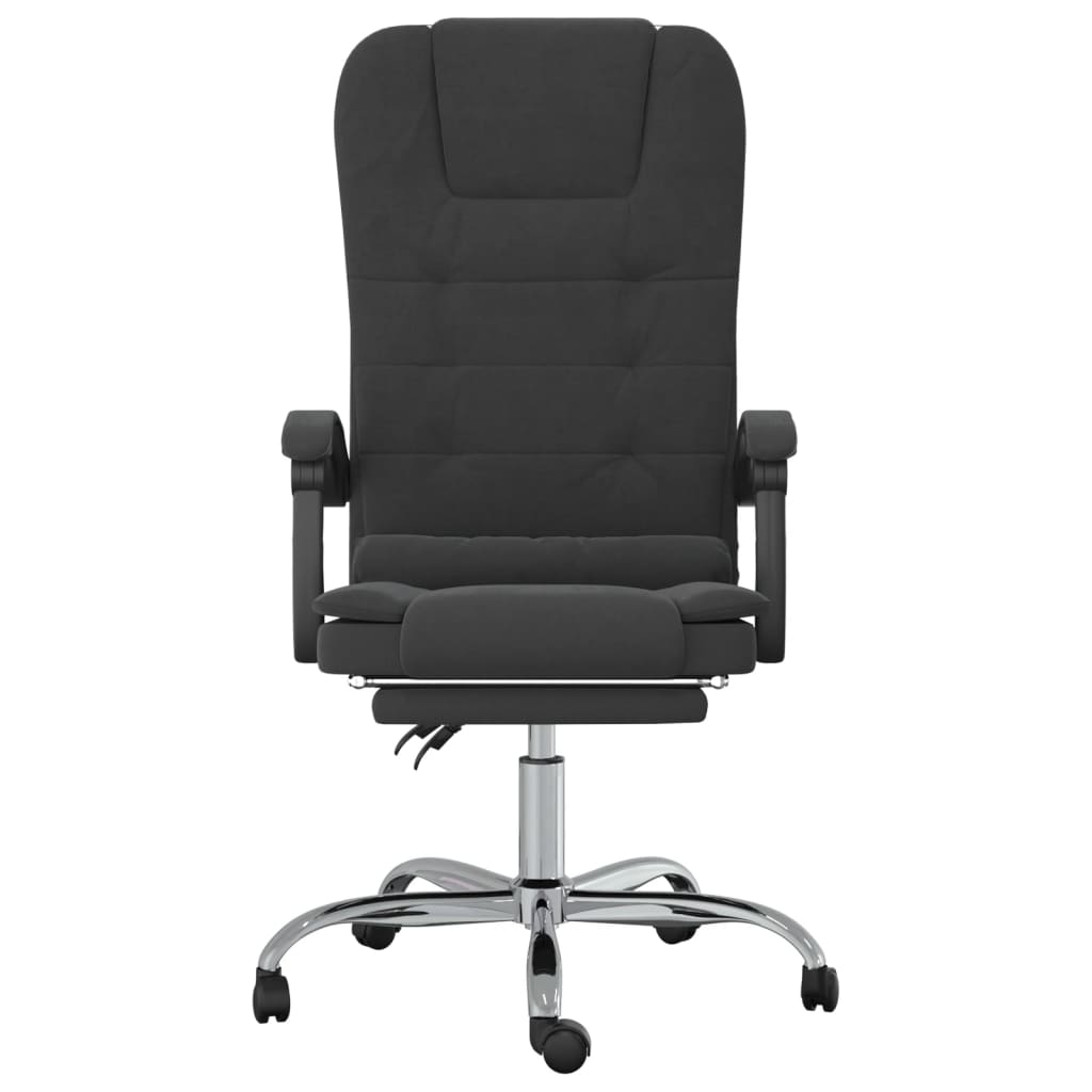 vidaXL Massage Chair 360 Degree Swivel Reclining Desk Office Chair Velvet-6