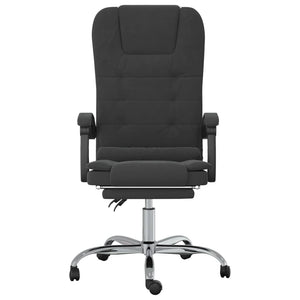vidaXL Massage Chair 360 Degree Swivel Reclining Desk Office Chair Velvet-6