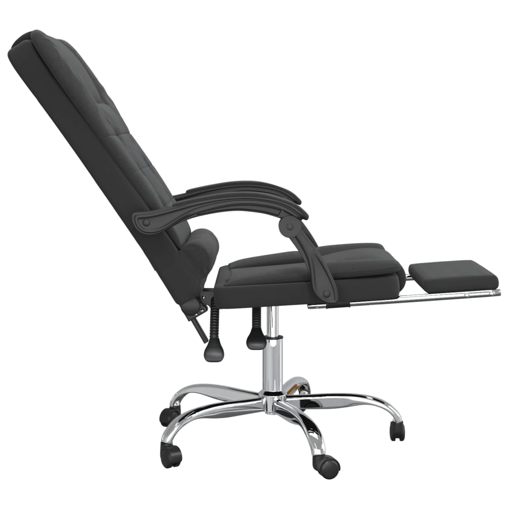 vidaXL Massage Chair 360 Degree Swivel Reclining Desk Office Chair Velvet-7