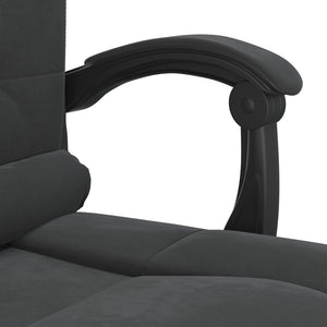 vidaXL Massage Chair 360 Degree Swivel Reclining Desk Office Chair Velvet-19