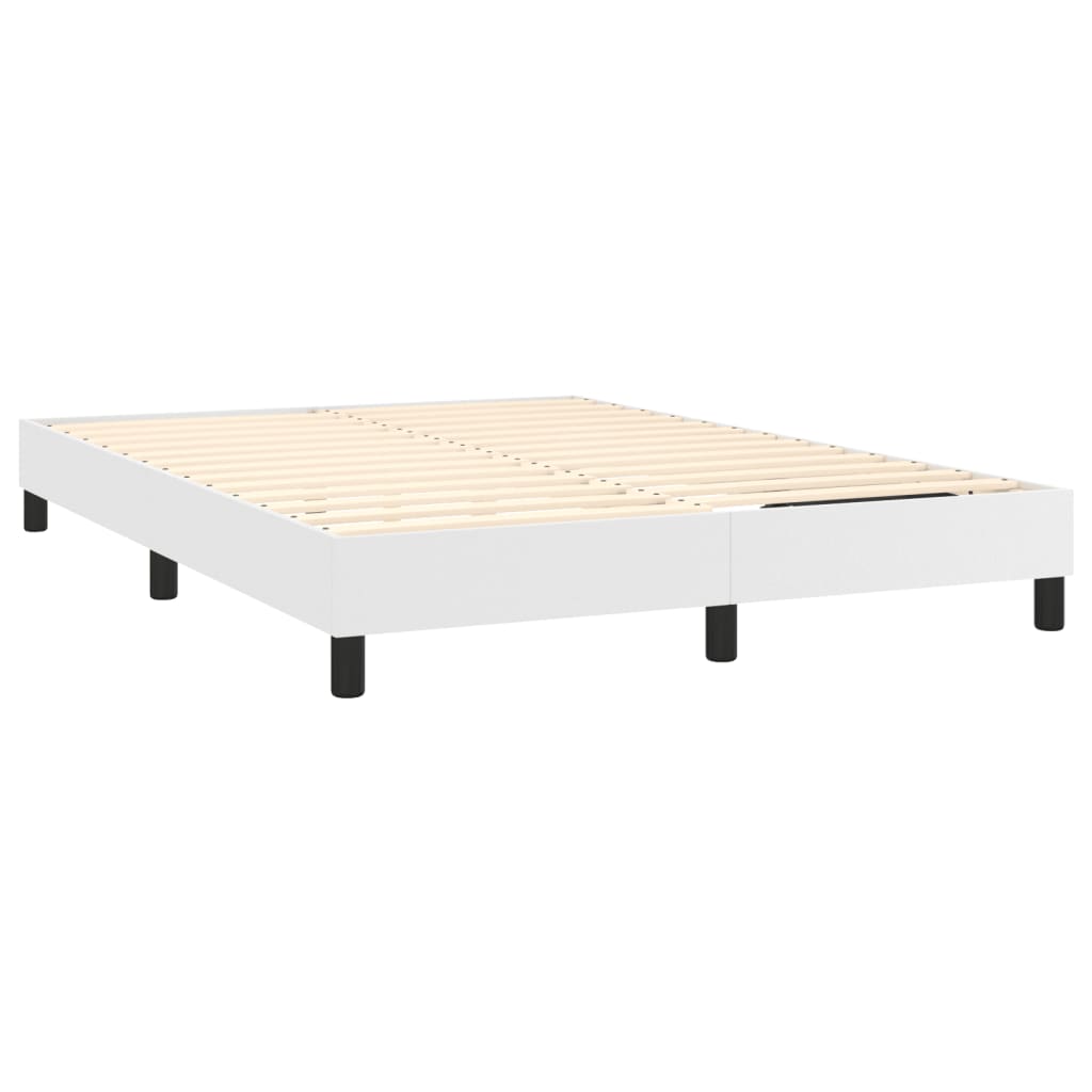 vidaXL Bed Frame Box Spring Platform Bed Mattress Foundation Faux Leather-1