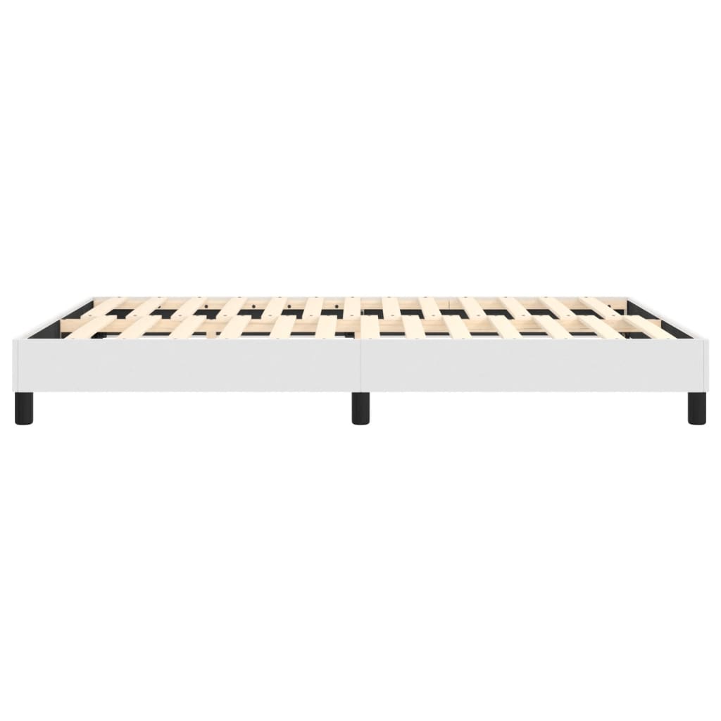 vidaXL Bed Frame Box Spring Platform Bed Mattress Foundation Faux Leather-7