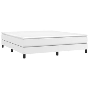 vidaXL Bed Frame Box Spring Platform Bed Mattress Foundation Faux Leather-22