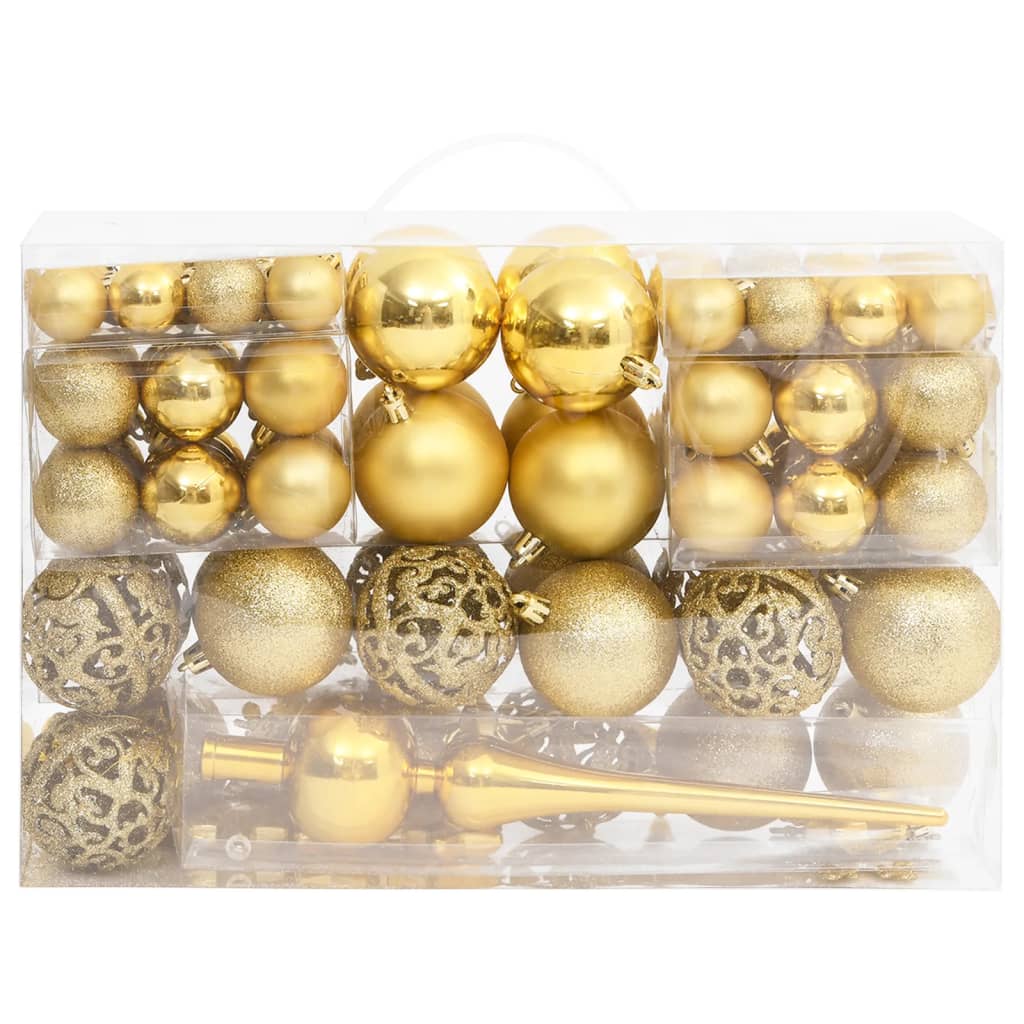 vidaXL Christmas Decoration Christmas Bauble Set Ball Ornament Polystyrene-68