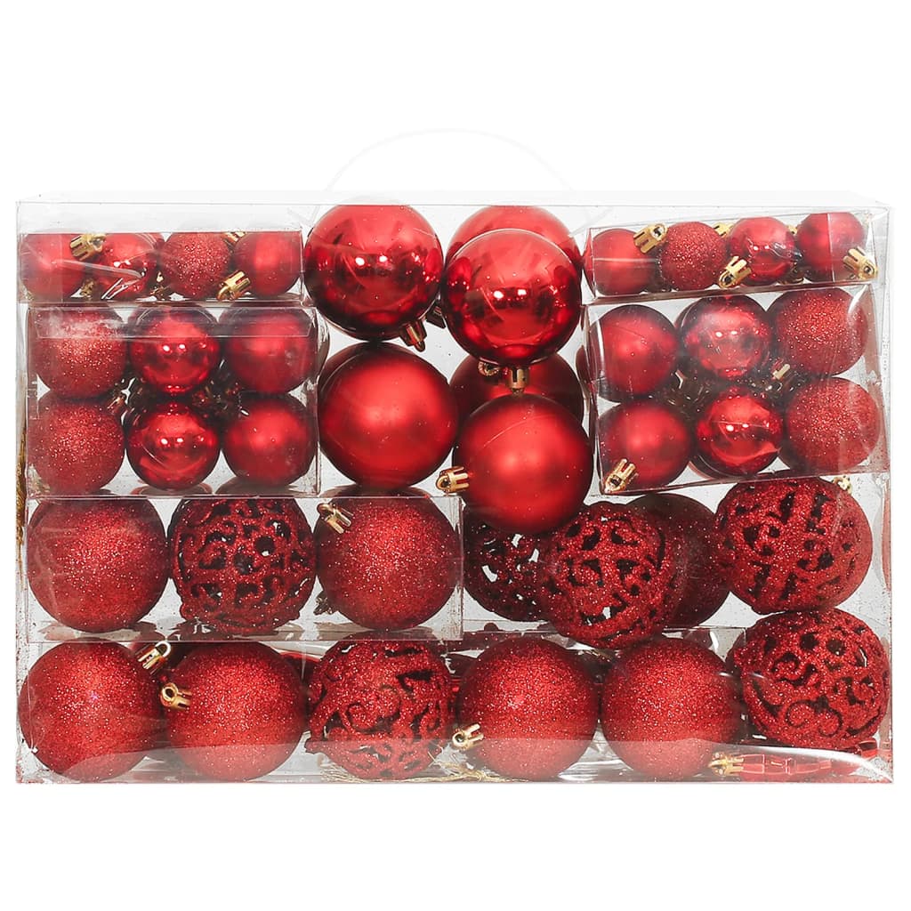 vidaXL Christmas Decoration Christmas Bauble Set Ball Ornament Polystyrene-39