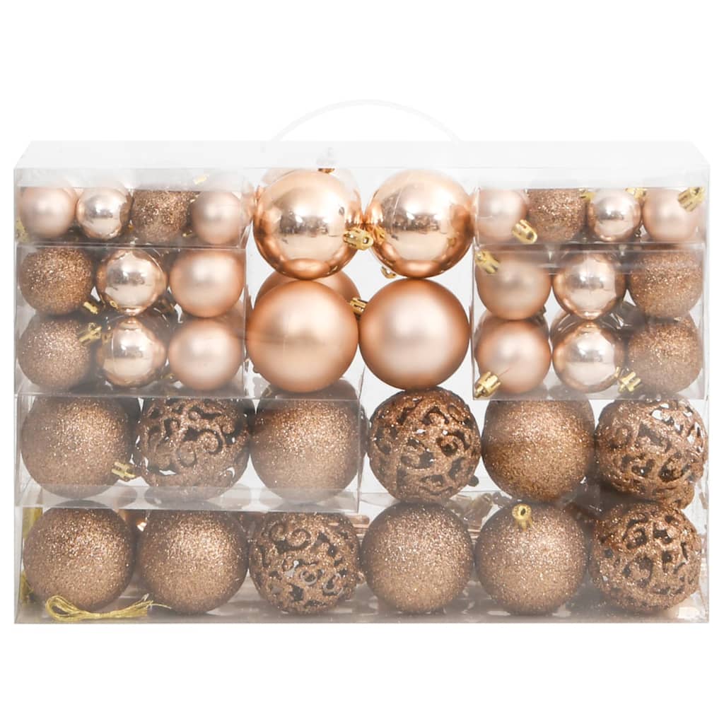 vidaXL Christmas Decoration Christmas Bauble Set Ball Ornament Polystyrene-15