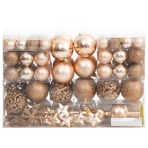 vidaXL Christmas Decoration Christmas Bauble Set Ball Ornament Polystyrene-24