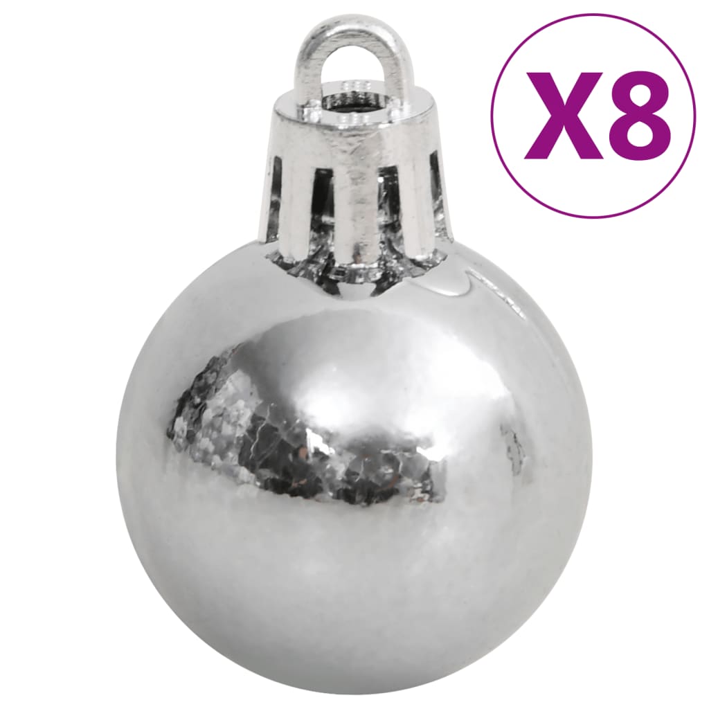 vidaXL Christmas Decoration Christmas Bauble Set Ball Ornament Polystyrene-52