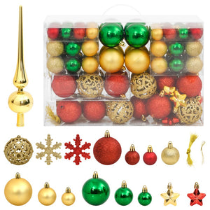 vidaXL Christmas Decoration Christmas Bauble Set Ball Ornament Polystyrene-20