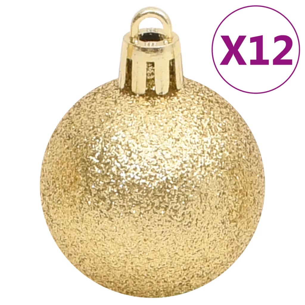 vidaXL Christmas Decoration Christmas Bauble Set Ball Ornament Polystyrene-56