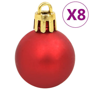 vidaXL Christmas Decoration Christmas Bauble Set Ball Ornament Polystyrene-65