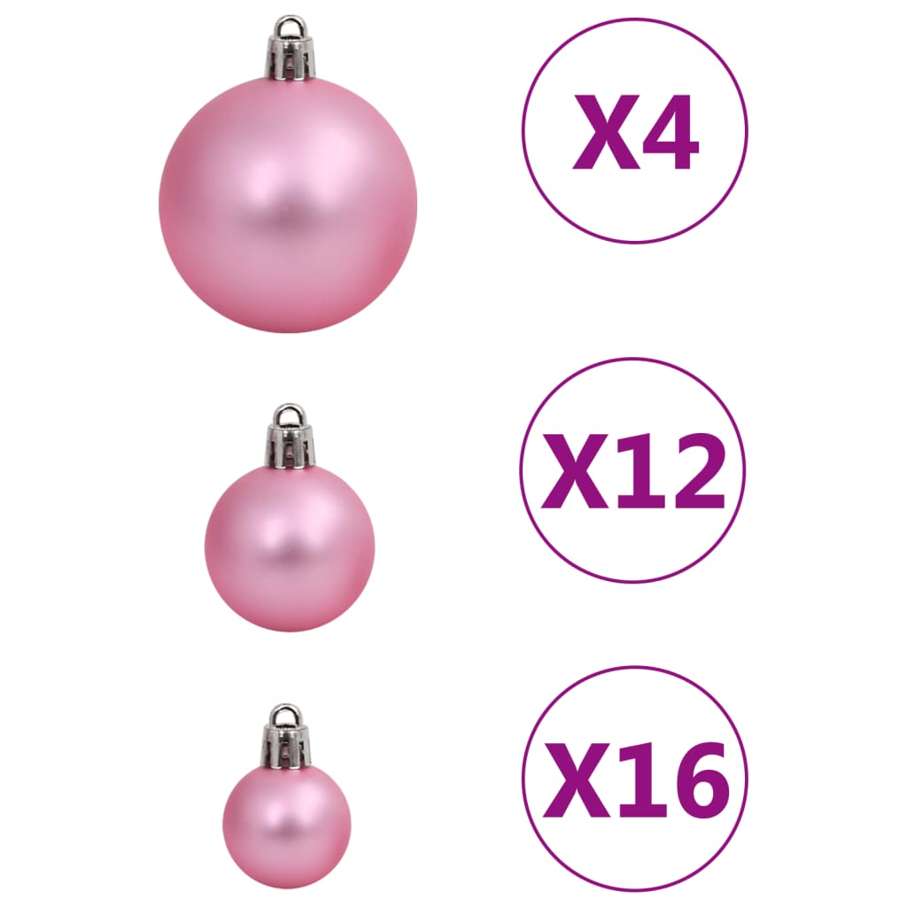 vidaXL Christmas Decoration Christmas Bauble Set Ball Ornament Polystyrene-28