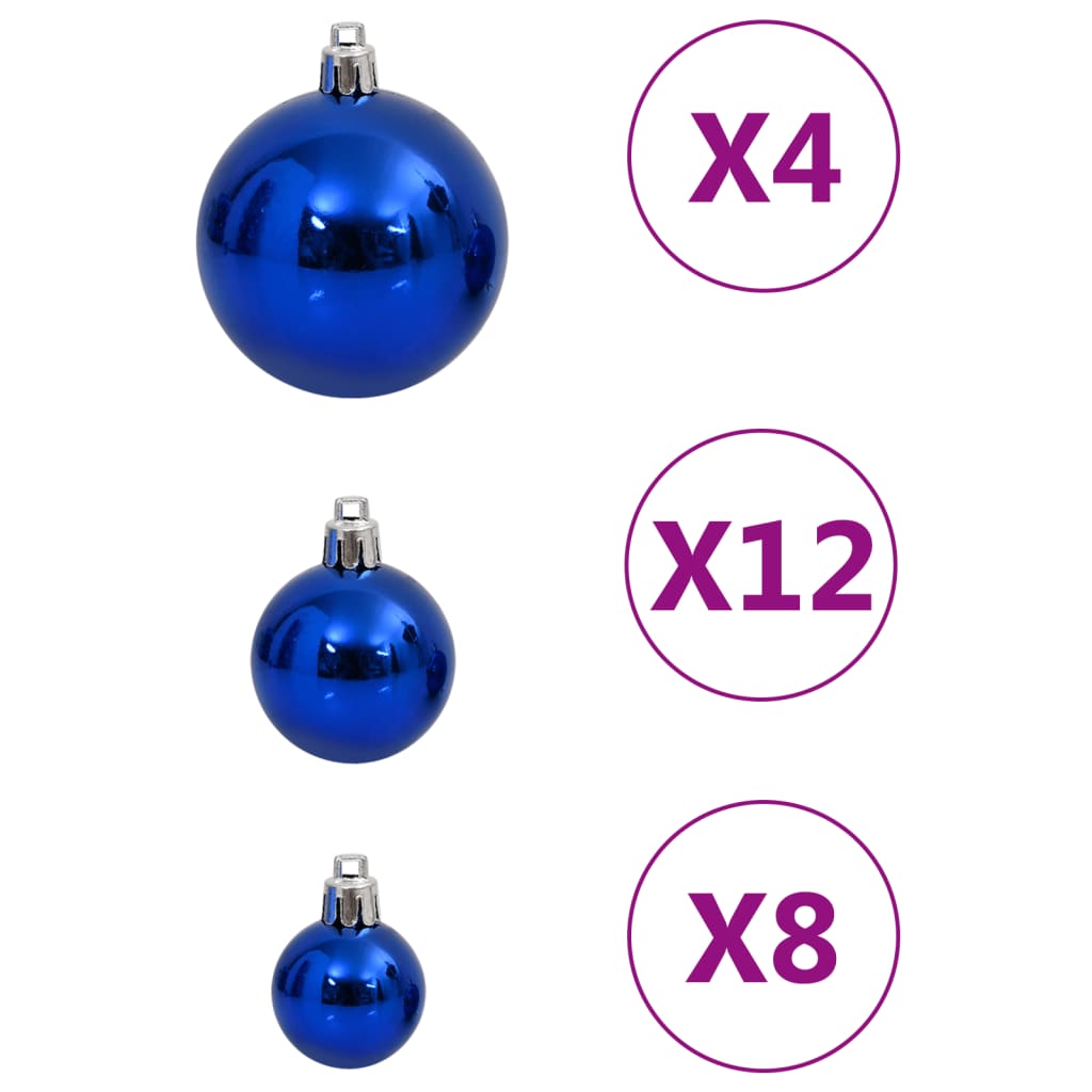 vidaXL Christmas Decoration Christmas Bauble Set Ball Ornament Polystyrene-23