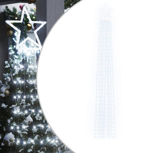 vidaXL Christmas Tree Light Waterfall Tree Light for Xmas Yard Party 320 LEDs-34