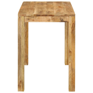 vidaXL Dining Table 43.3"x21.7"x29.9" Solid Wood Mango-2