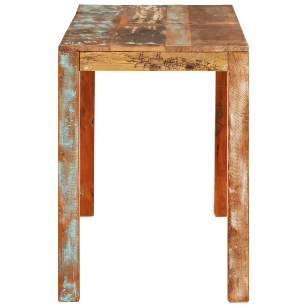 vidaXL Dining Table 43.3"x21.7"x29.9" Solid Wood Reclaimed-2