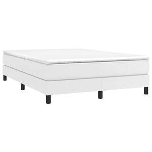 vidaXL Bed Frame Box Spring Bed Base with Mattress for Bedroom Faux Leather-2