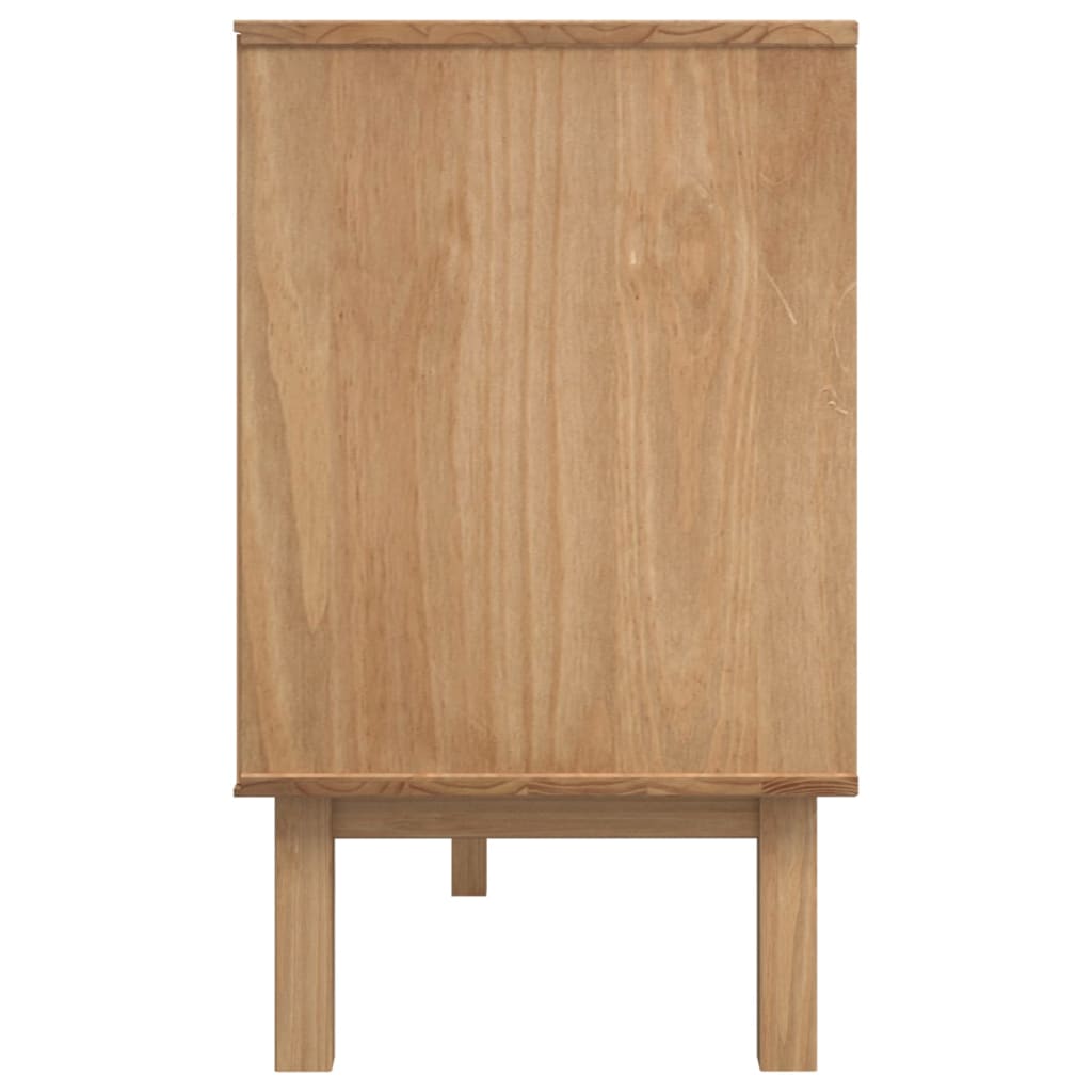 vidaXL Cabinet Storage Sideboard Cupboard with Doors OTTA Solid Wood Pine-0