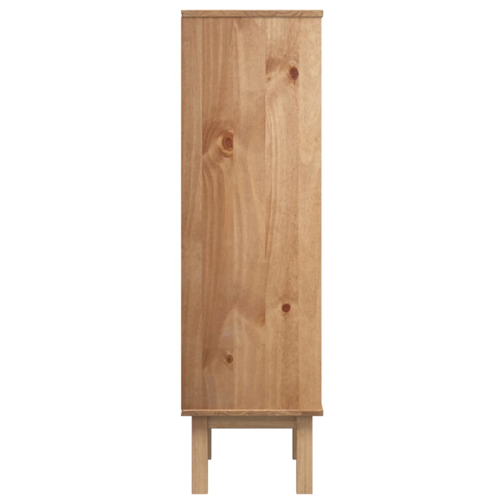 vidaXL Shoe Cabinet Wooden Storage Shoe Rack with Drawers OTTA Solid Wood Pine-20