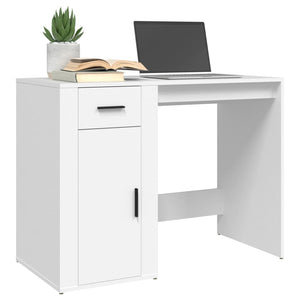 vidaXL Desk Storage Computer Desk Writing Table for Office Engineered Wood-8