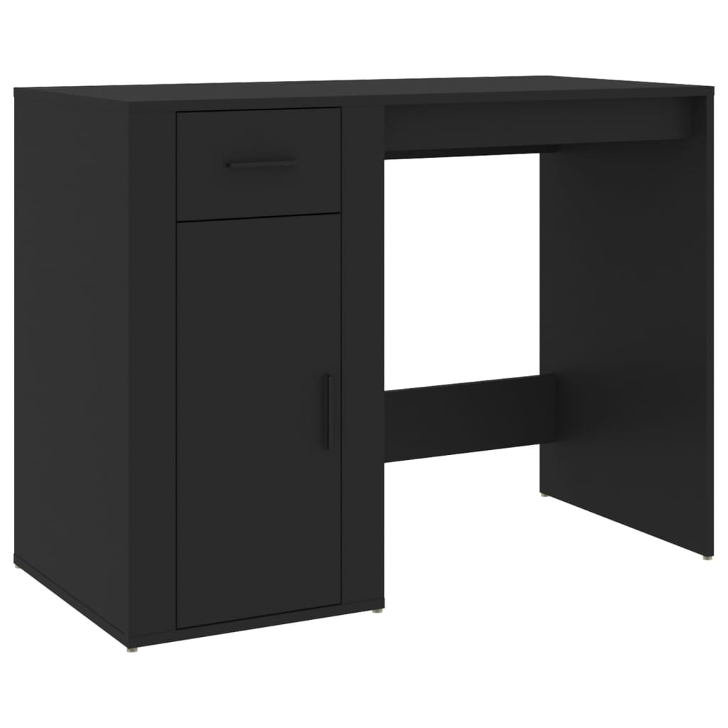 vidaXL Desk Storage Computer Desk Writing Table for Office Engineered Wood-1
