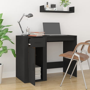 vidaXL Desk Storage Computer Desk Writing Table for Office Engineered Wood-9
