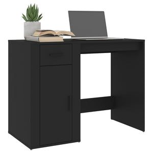 vidaXL Desk Storage Computer Desk Writing Table for Office Engineered Wood-11