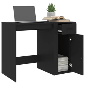 vidaXL Desk Storage Computer Desk Writing Table for Office Engineered Wood-13