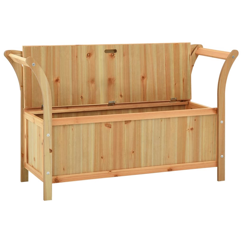 vidaXL Bench Storage Hall Bench for Living Room Dining Room Solid Wood Fir-21