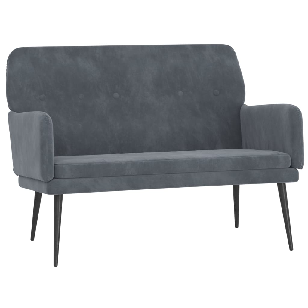 vidaXL Loveseat Upholstered Couch Bench with Armrests for Dining Room Velvet-10