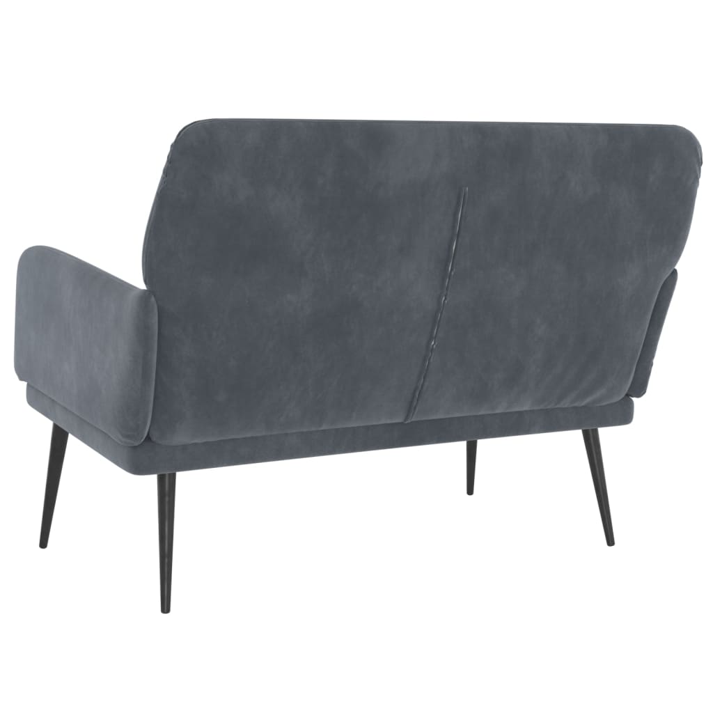 vidaXL Loveseat Upholstered Couch Bench with Armrests for Dining Room Velvet-20