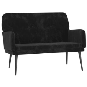 vidaXL Loveseat Upholstered Couch Bench with Armrests for Dining Room Velvet-3