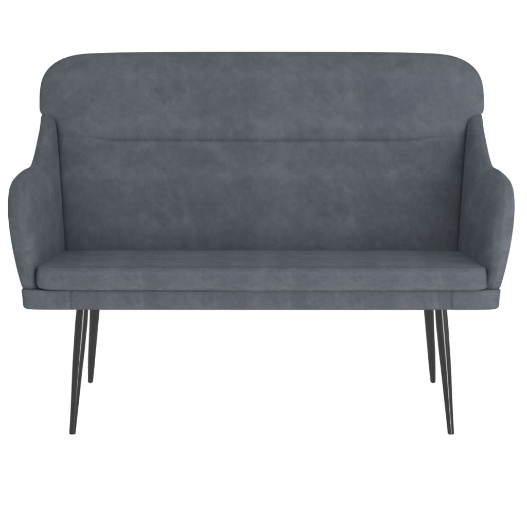 vidaXL Loveseat Upholstered Couch Bench with Armrests for Dining Room Velvet-10