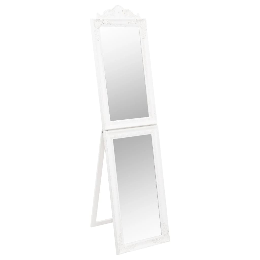 vidaXL Free-Standing Mirror Full Lenth Floor Mirror with Stand for Hallway-16