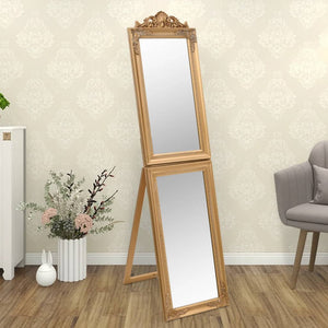 vidaXL Free-Standing Mirror Full Lenth Floor Mirror with Stand for Hallway-50