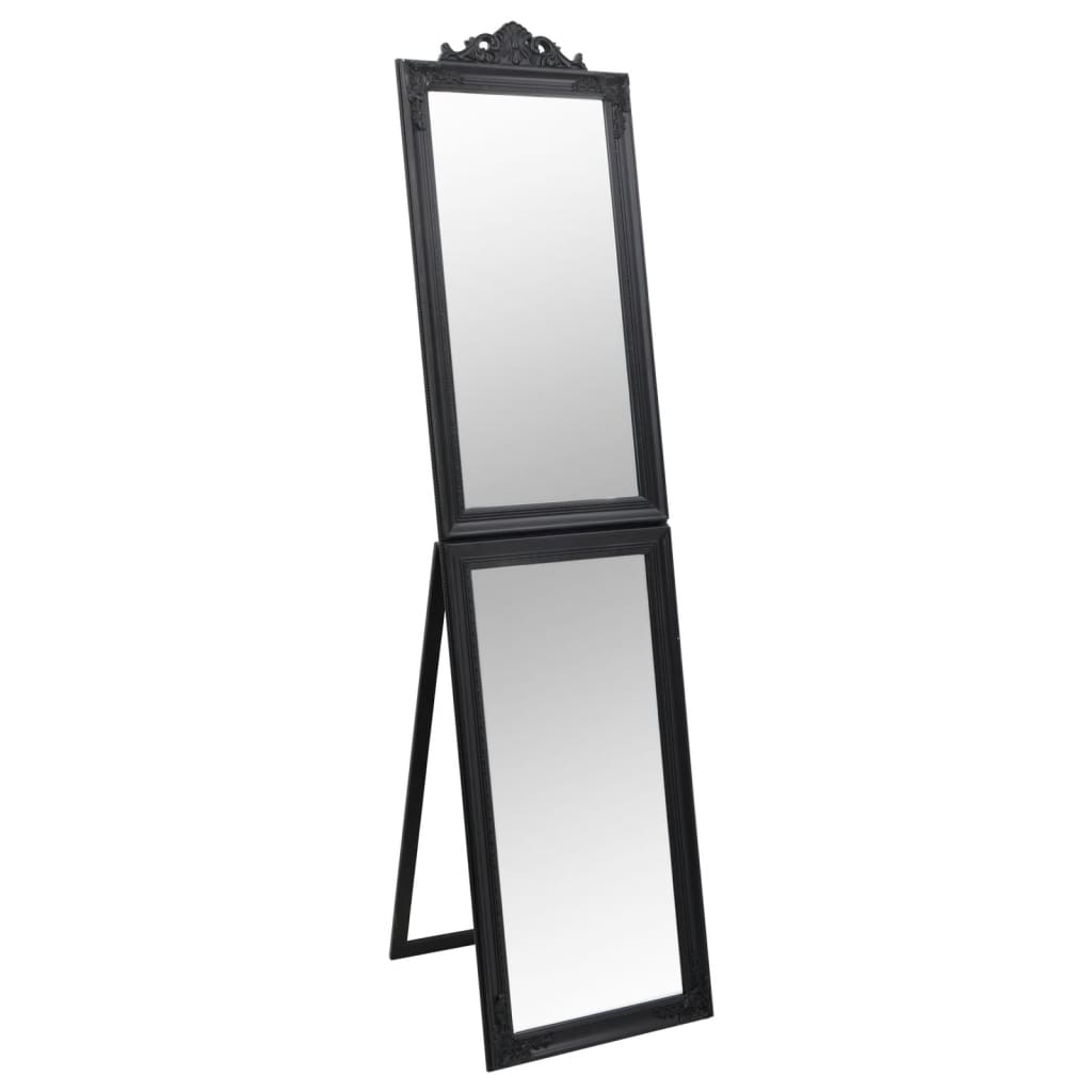 vidaXL Free-Standing Mirror Full Lenth Floor Mirror with Stand for Hallway-0