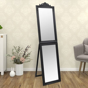 vidaXL Free-Standing Mirror Full Lenth Floor Mirror with Stand for Hallway-14