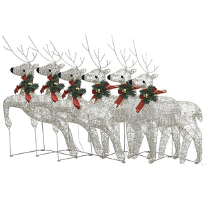 vidaXL Christmas Reindeers Decoration Christmas Lighting Display with LEDs-7