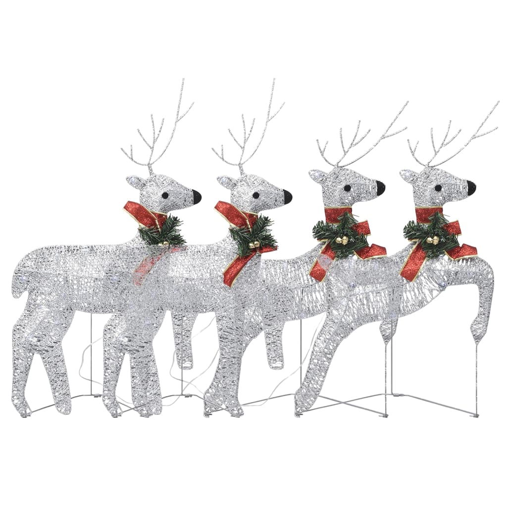 vidaXL Christmas Reindeers Decoration Christmas Lighting Display with LEDs-19